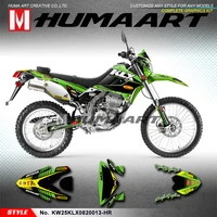 humaart dirt bike decals stickers vinyl wraps for klx 250 s d tracker x final edition 2008 2009 2010 2011 2012 to 2020