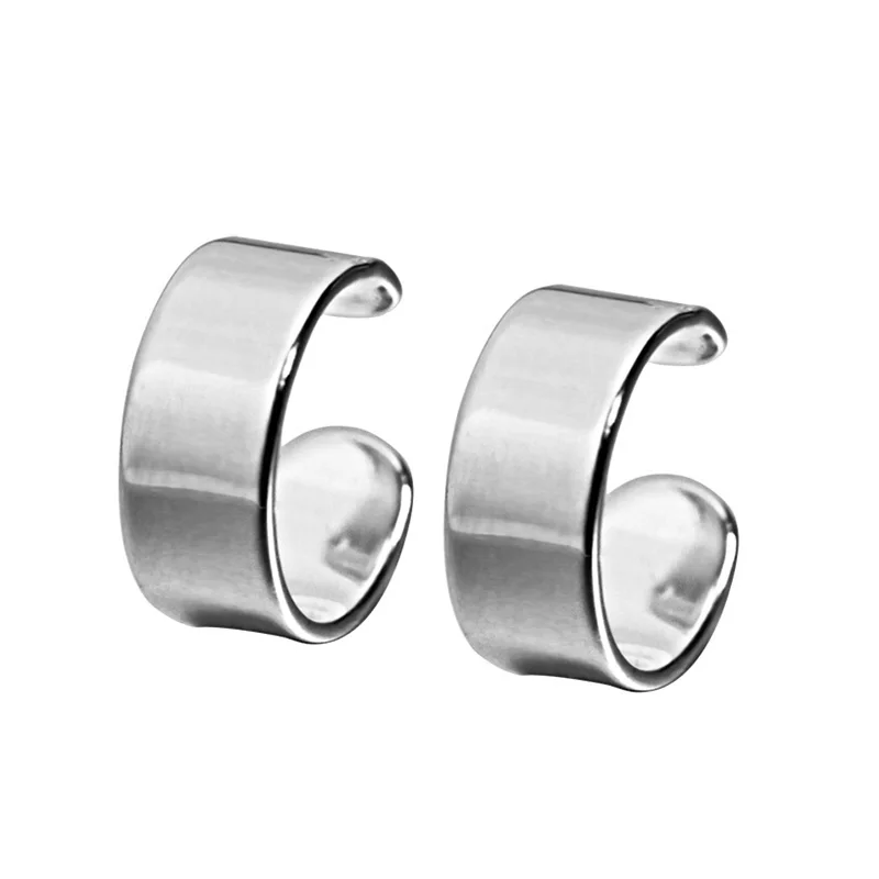 DS1040 Trusta, 2 шт., 925 пробы, серебряные клипсы, серьги, манжета для женщин, девушек, девушек, без пирсинга, серьги, ювелирное изделие, DS534 - Окраска металла: DS1040