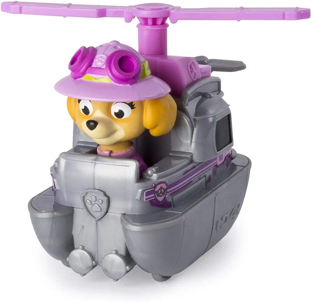 12 Натуральная кожа с принтом из мультфильма «Щенячий патруль робопес patrulla canina щенок ПЭТ Райдер гонщика, Скай rocky щебень зума apollo трекер автомобиля детские игрушки - Цвет: 12