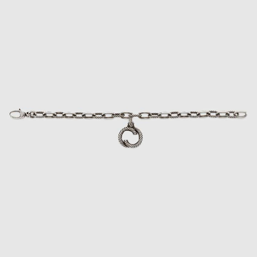 

The classical style fashionable man texture bracelet S925 pure silver