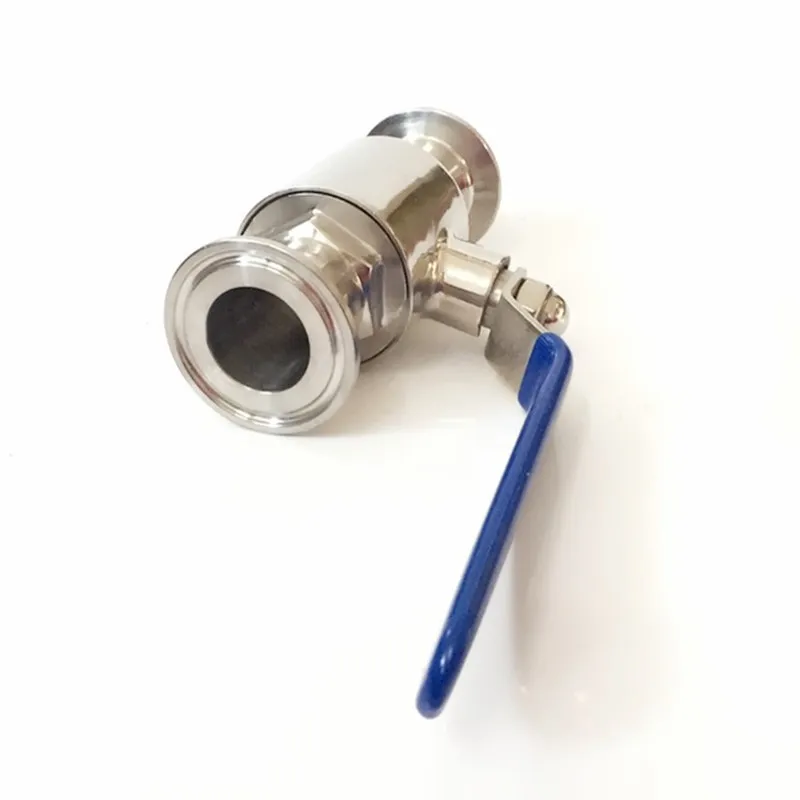 2&quot OD 51mm Stainless Steel 304 Sanitary Full Port Ball Valve Clamp Type Weld Ferrule with Handle | Обустройство дома