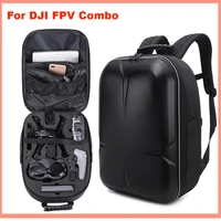 hardshell backpack waterproof shoulder bag carrying case for dji fpv combo drone large capacity remote controller accessories