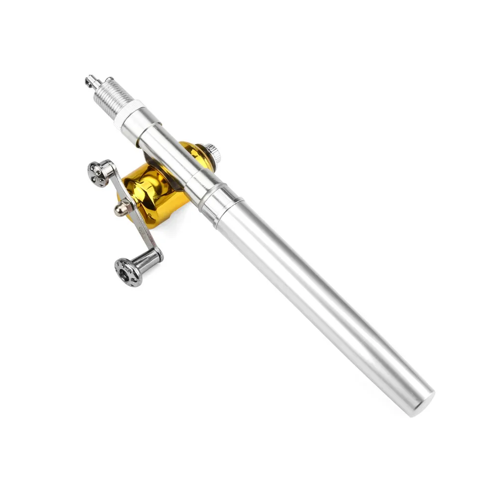 Портативная карманная телескопическая удочка с ручкой в форме ручки складная