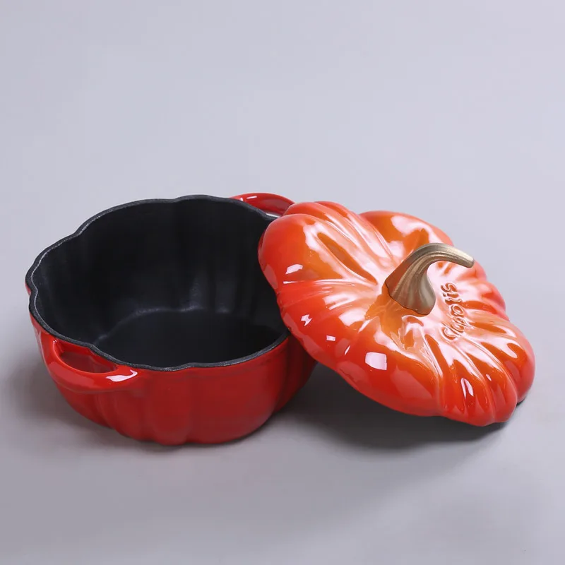 Кастрюля с тыквой антипригарная сковорода для жарки утолщенная эмалированная