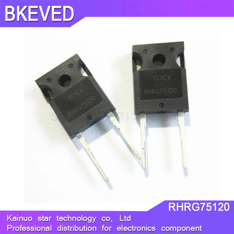 

5 шт. RHRG75120 TO-247-2 75120 TO247-2 75A 1200V