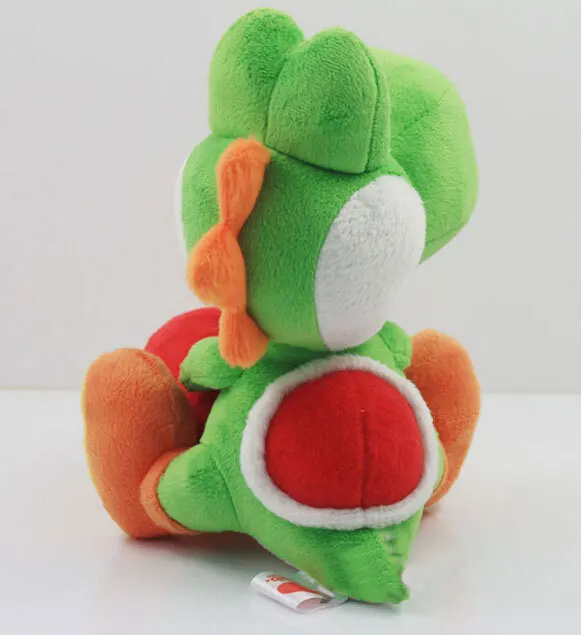2 шт динозавр Yoshi и яблоко плюшевые куклы с ПВХ Фигурки игрушки около " 7"