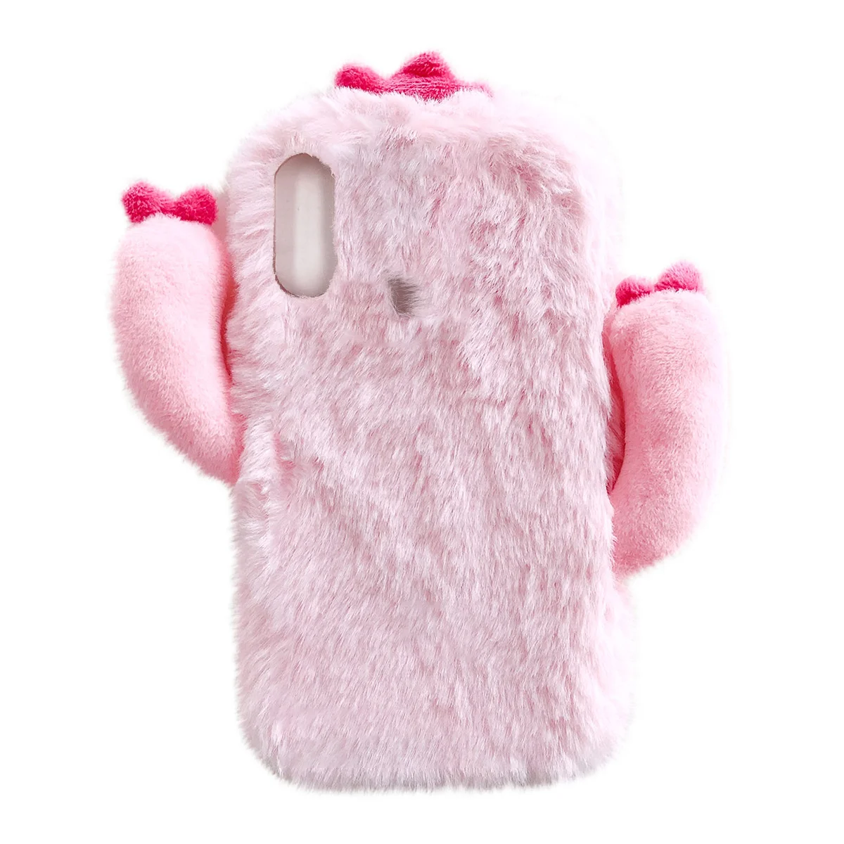 

Fluffy Phone Shell Furry Plush Phone Protective Case Compatible with A20e