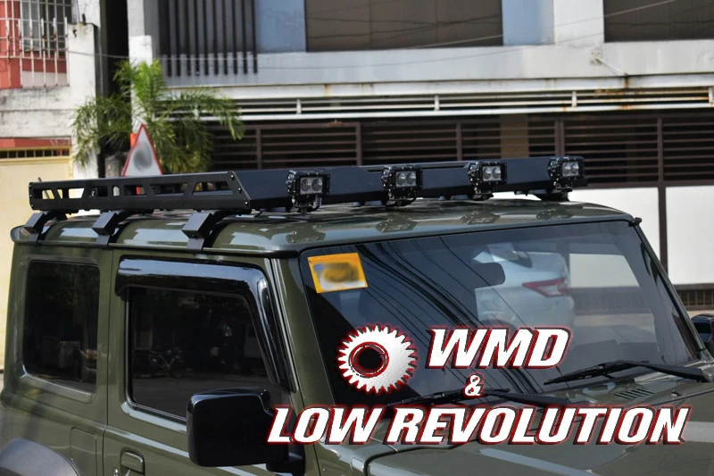 Jimny JB64/74 внедорожный автомобильный Стайлинг багажник на крышу