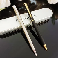 new luxury quality metal with diamond ballpoint pen simple beautiful business stationery office school supplies roller ball pens