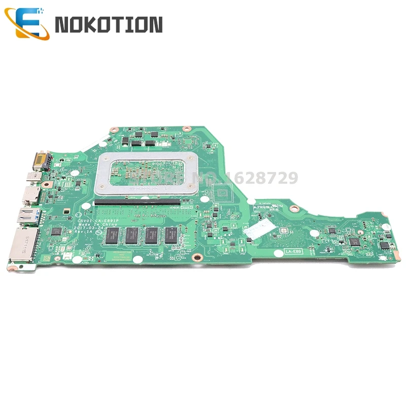 NOKOTION NBGSW11001 NB. GSW11.001 C5V01 LA-E891P для acer aspire A515 A515-51 Материнская плата ноутбука SR3LA I5-8250U Процессор DDR4