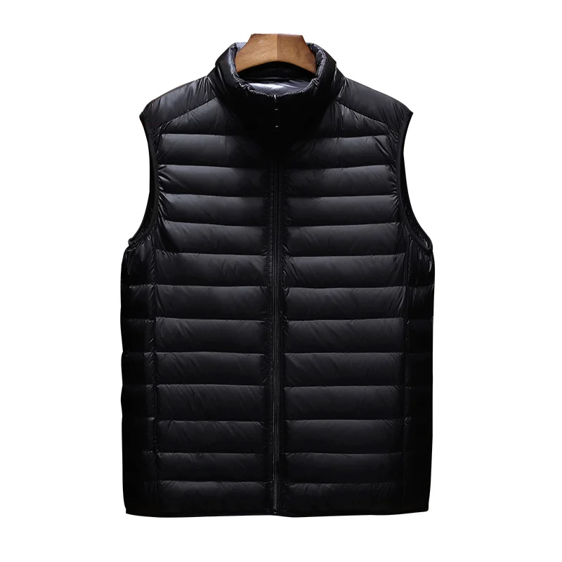 Autumn and winter men's Vest Ultralight Sleeveless light  tank tops classic style thin warm winter wear inside and outside coats