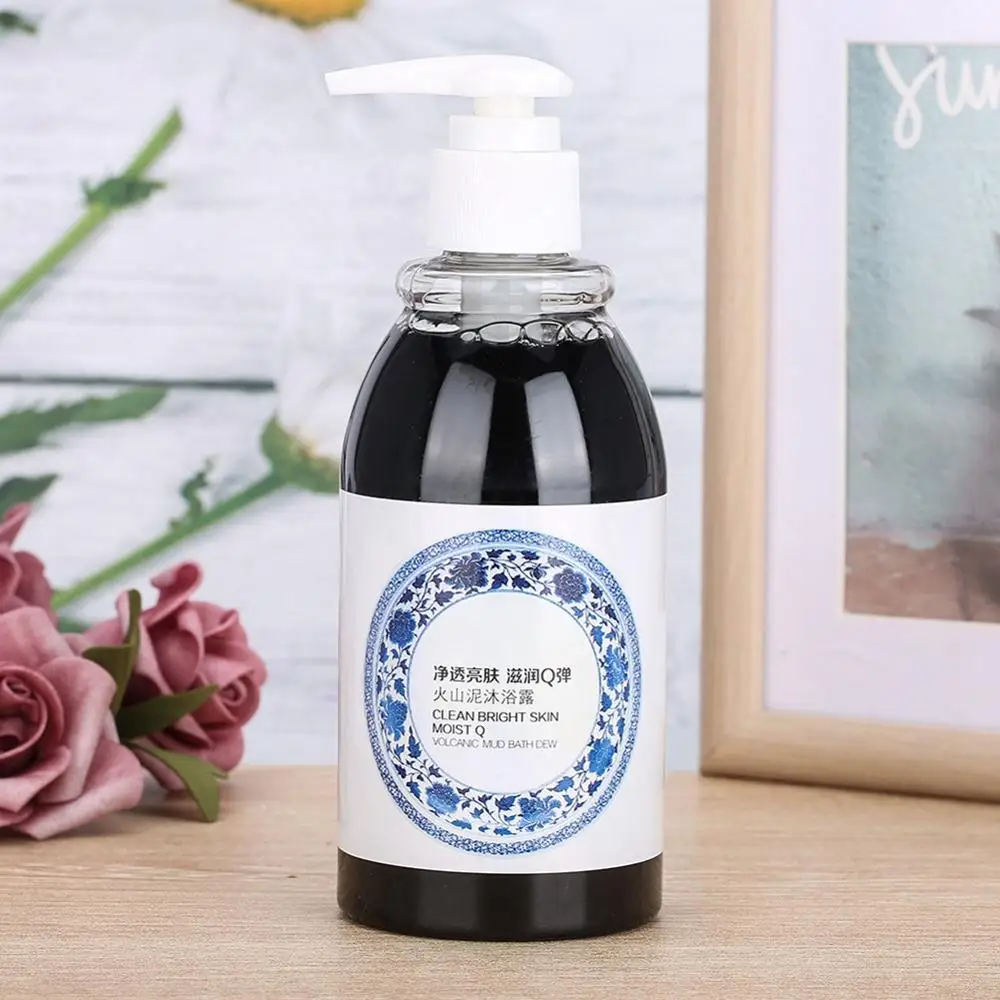 260 мл для откачивания вулканической грязи Body Wash отбеливание после загара ремонт Arm всего тела, глубокое очищение, душ гелевый увлажняющий пилинг для тела по уходу