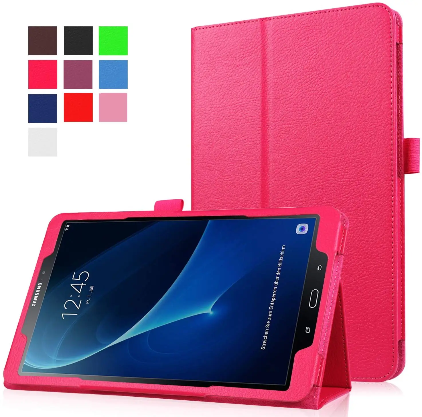 Ультратонкий Магнитный чехол для samsung Galaxy Tab A 10,1, умный чехол из искусственной кожи, чехол с функцией автоматического сна/пробуждения T580 T585, SM-T580 чехол s