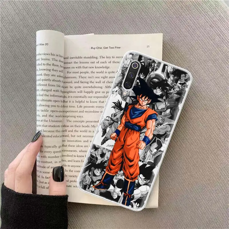 

Anime Goku Balls Dragons Phone Case For Xiaomi Redmi Mi 8 9 9SE 10 10T Note 10 Lite F1 F2 Pro 5X 6X A1 A2 A3 CC9 CC9E Case