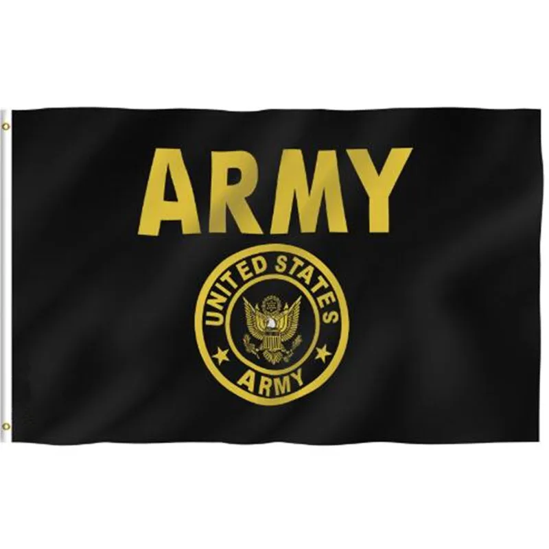 

Fly Breeze 90x150 см, армия США, золотой крест, военные флаги США, полиэстер