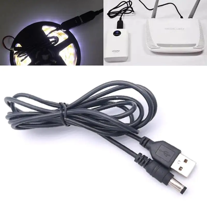 Мале чтобы муфтовый стыковочный USB к DC 5 5*2 1 мм Питание кабель для маршрутизатор 5V