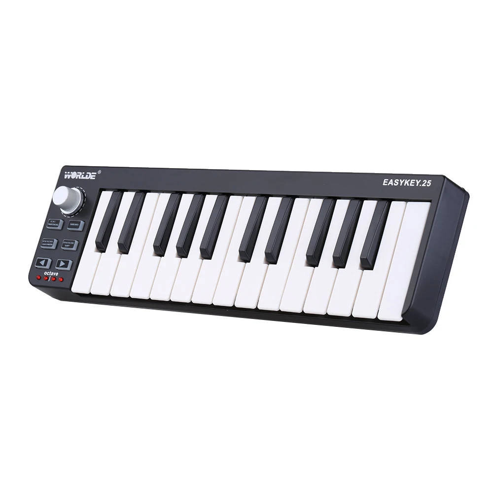 Easykey.25 портативная мини клавиатура 25 клавиш USB MIDI контроллер Бесплатная