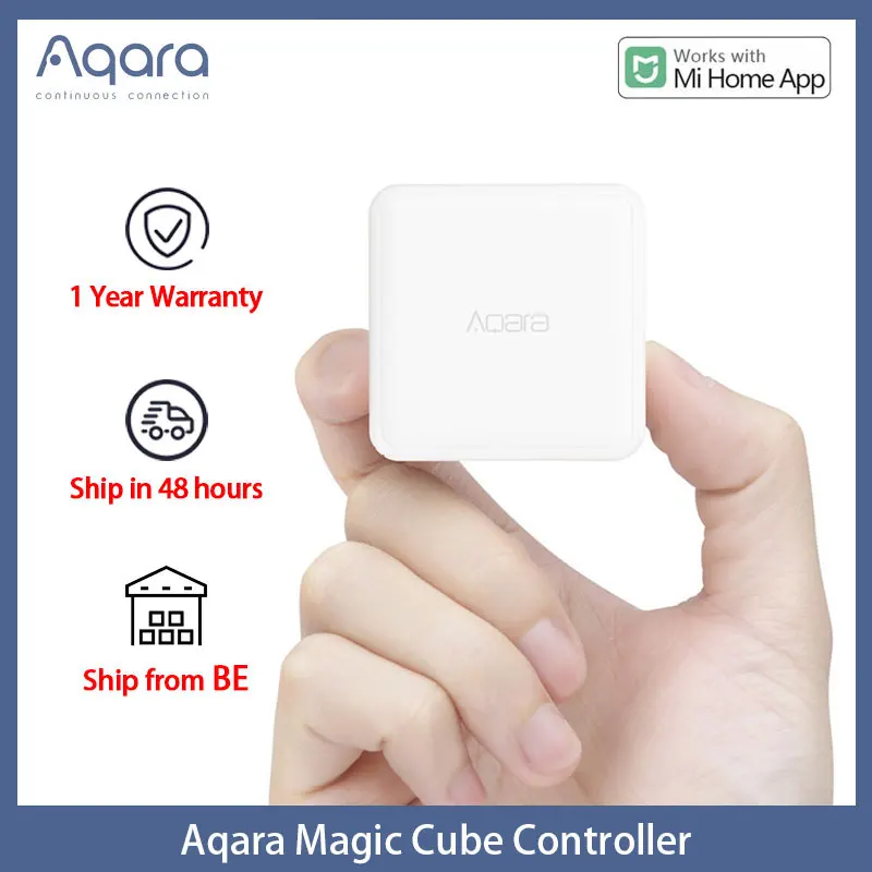 Контроллер Aqara Magic Cube версия Zigbee управляемая шестью движениями для умного дома