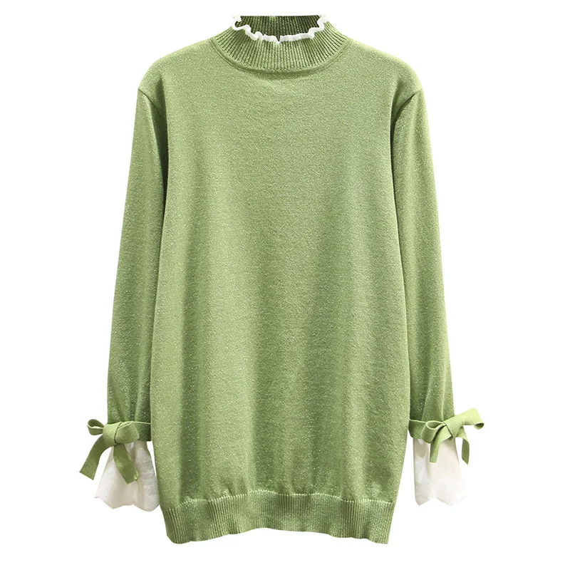 Повседневные незаменимые свитера размера плюс осень 2019 женские модные свободные