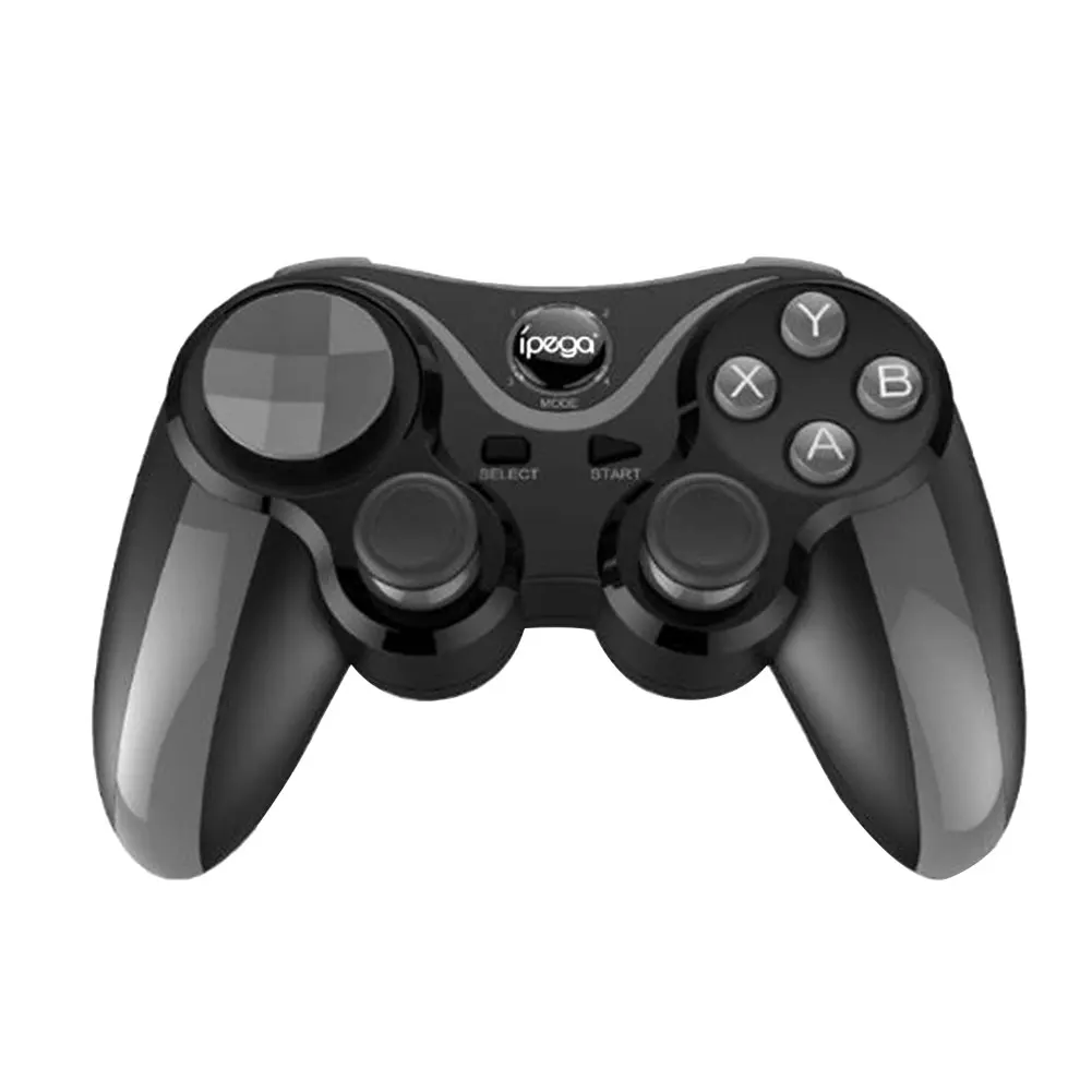 Черный PG-9128 беспроводной Bluetooth геймпад Телескопический игровой контроллер, геймпад джойстик для Android телефона iPad планшеты Windows PC - Цвет: Черный