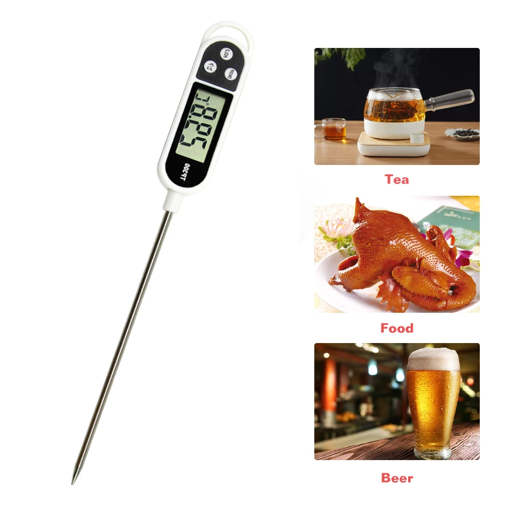 

Infrared Temperature Tester LCD Display Digital Thermometer Probe Electronic Food Kitchen Temperature Sensor Meter
