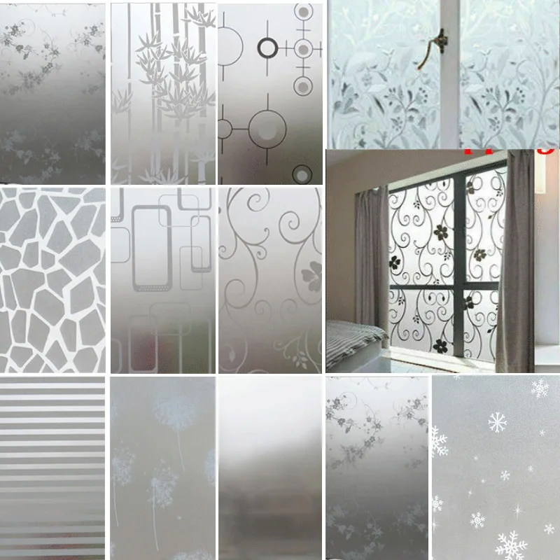 Водонепроницаемый ПВХ конфиденциальности Матовый дом спальня ванная комната