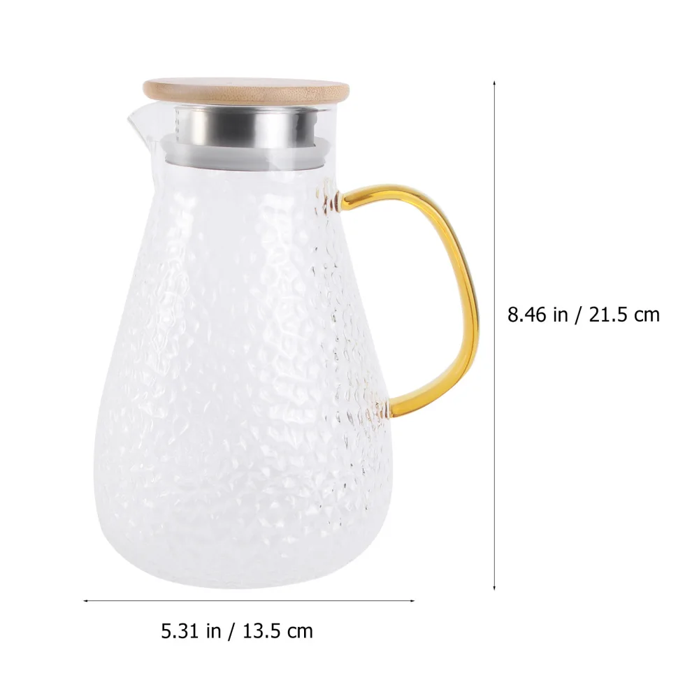 

Stylish Large Fashion Pitcher Practical Durable Beverage Glass Pitcher