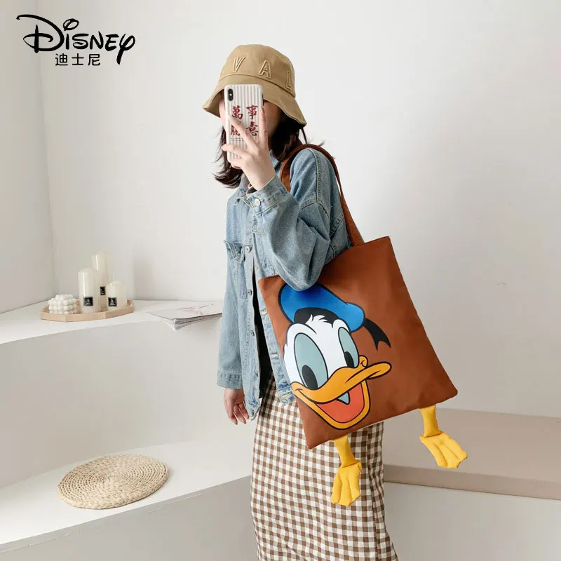 Disney Мультфильм Дональд Дак женская сумка через плечо 2020 прилив Новая мода Печать