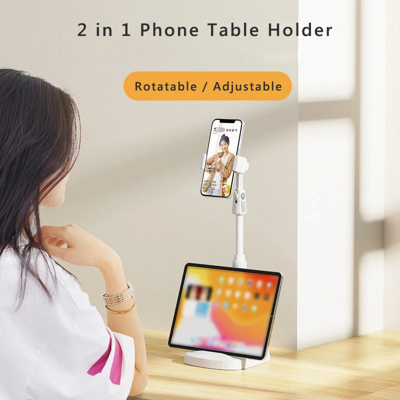 

Foldable Tablet Mobile Phone Desktop Phone Stand for iPad iPhone Samsung Desk Holder Adjustable Desk Bracket Smartphone Stand