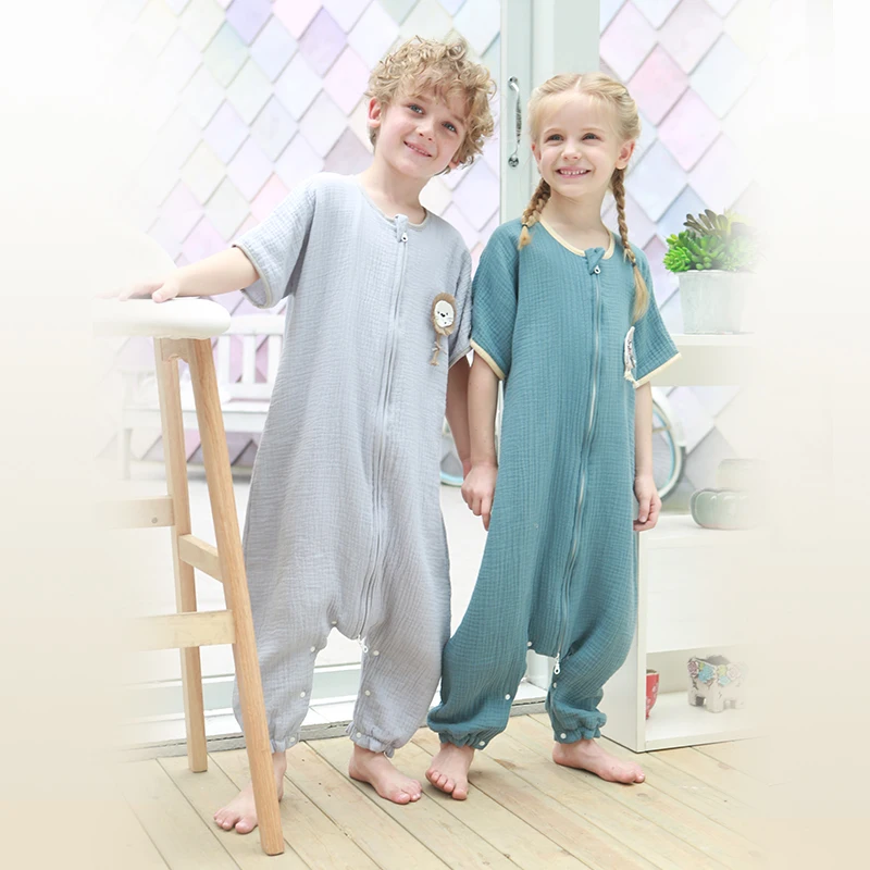 Спальный мешок для маленьких ног сезон весна лето тонкая детская пижама с