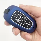 Новое поступление, чехол для ключа для Hyundai Sonata NEXO 2019, чехол для ключа с 7 кнопками, чехол для ключа автомобиля, защитные аксессуары