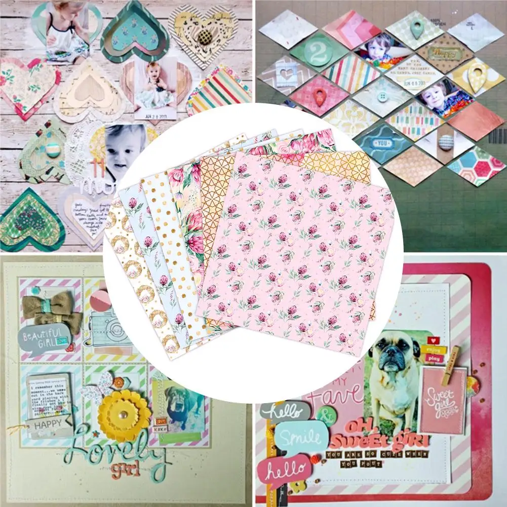 24 листов Зимняя сказка DIY альбом Тетрадь поздравительная открытка фон Бумага 6