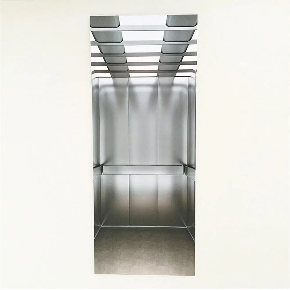 2 шт./компл. цветные двери лифта DIY 3D наклейки на узор для стены комнаты дома