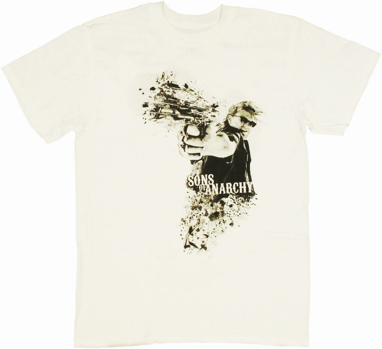 

Sons of Anarchy TV Series Open Fire Black Men's T-Shirt Summer Cotton Short Sleeve O-Neck Unisex T Shirt New S-3XL