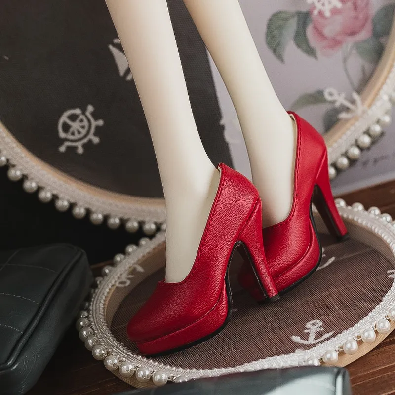 Новинка туфли на высоком каблуке 1/3 BJD DD SD кукольные кожаные пикантные
