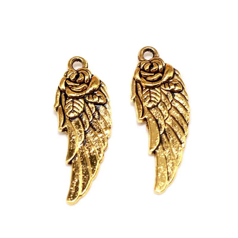 Оптовая продажа подвеска с искусственным ангелом в стиле ретро 20 шт.|Шармы| |