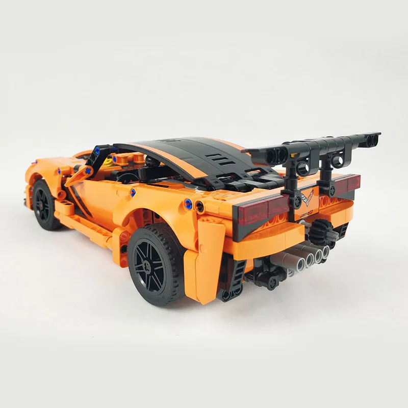 Decool строительные блоки 13384 593 шт Moc Chevrolet Corvette Zr1 Супер гоночный автомобиль модель