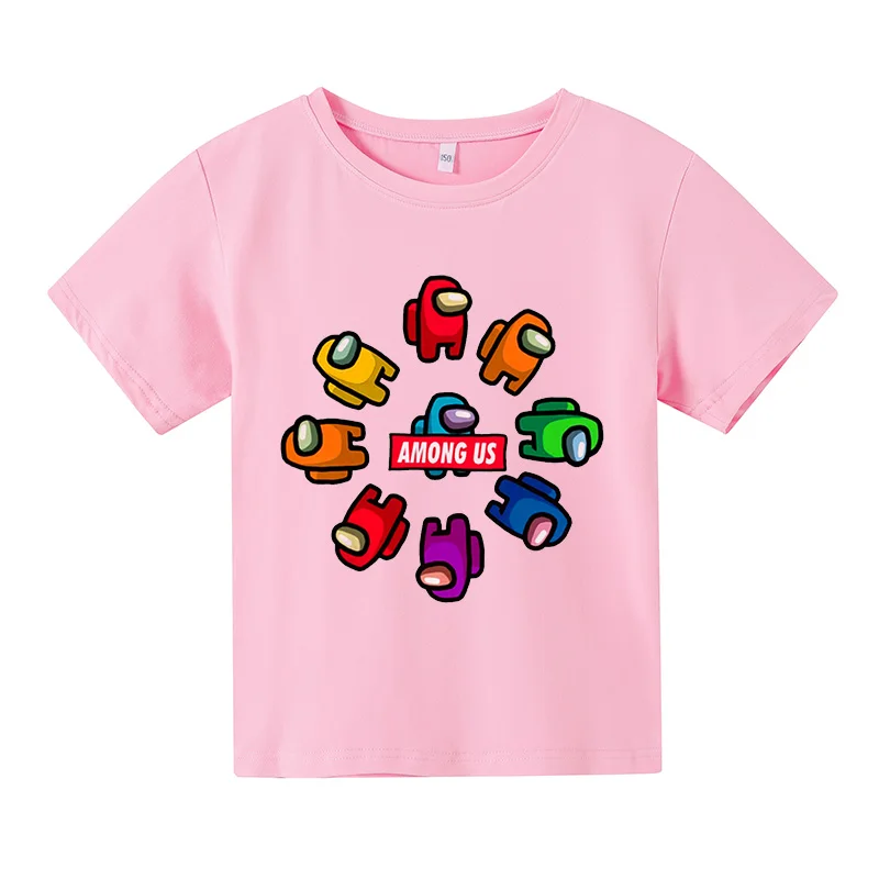 

Camiseta De Juego De Amongus Para NiOs, Ropa De Moda, Divertidas Camisetas De AlgodN, Impostor GrFico Para NiOs Y NiAs, Cam