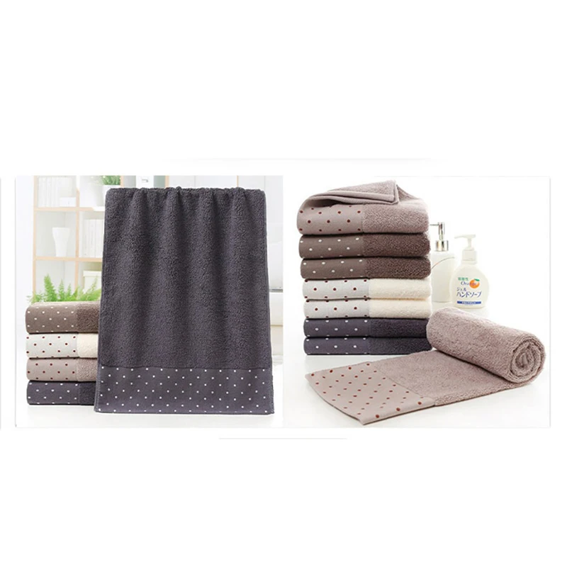 Хлопковое полотенце в горошек LEDFRE роскошные чистые наборы для ванны и лица