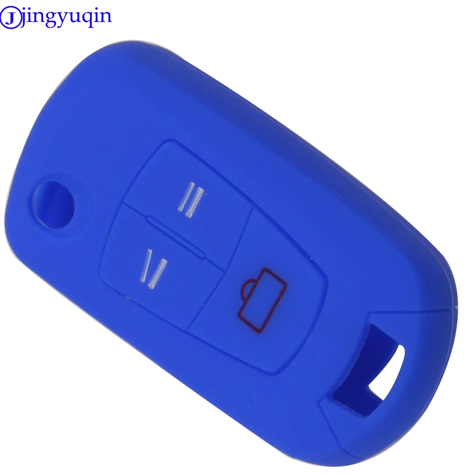 jingyuqin 3 Buttons Remote Silicone Car key cover Case Fob For Opel Vauxhall Astra Vectra Corsa Signum Folding Key | Автомобили и