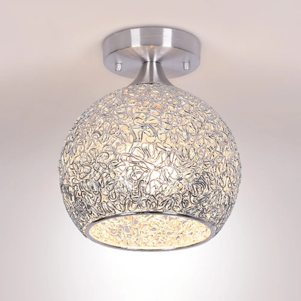 

Simple LED Crystal Ceiling Lights Hanging Crystal Pendant Lamp without Bulb for Living Room Bedroom Corridor