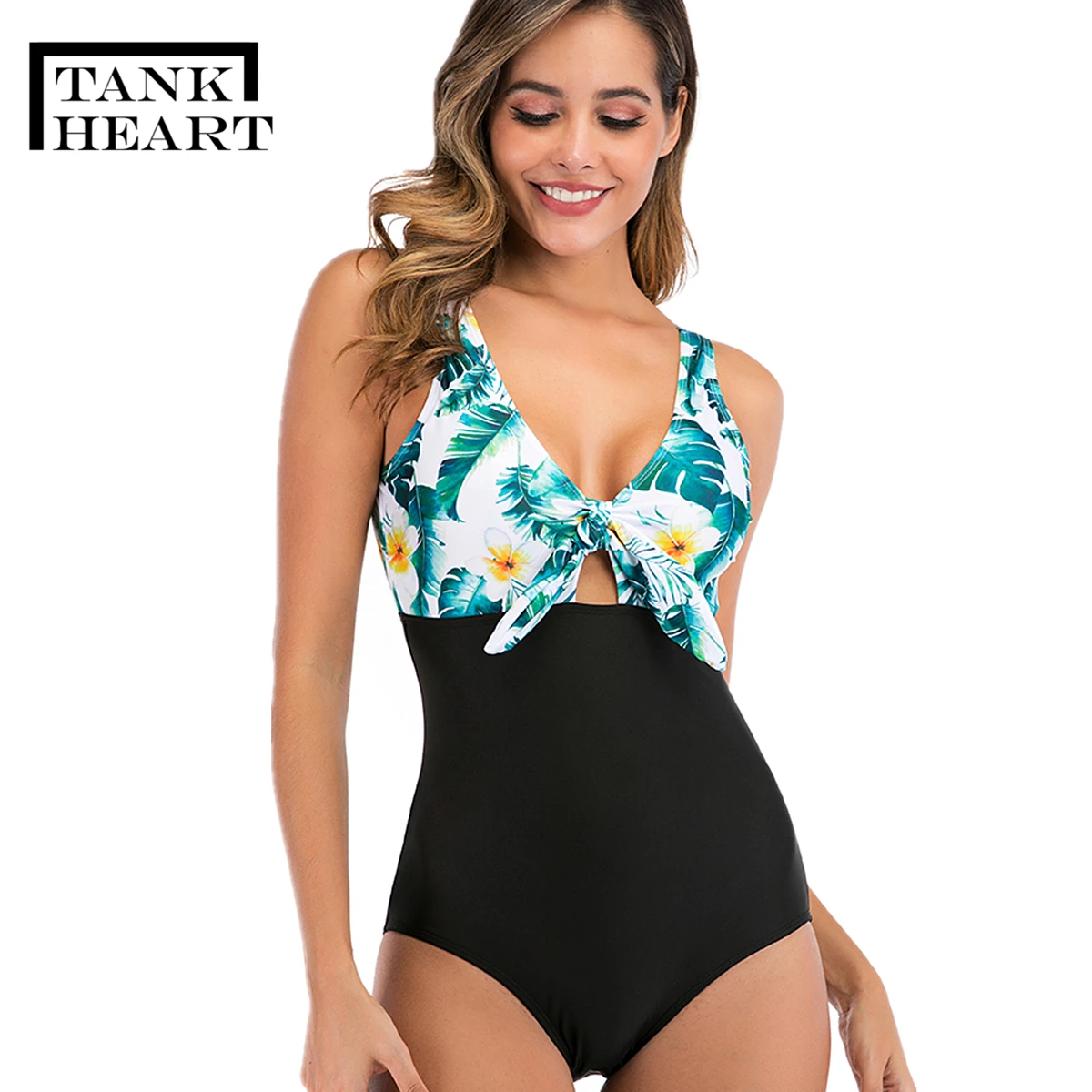 

Женский слитный купальник в стиле ретро, размера XXL