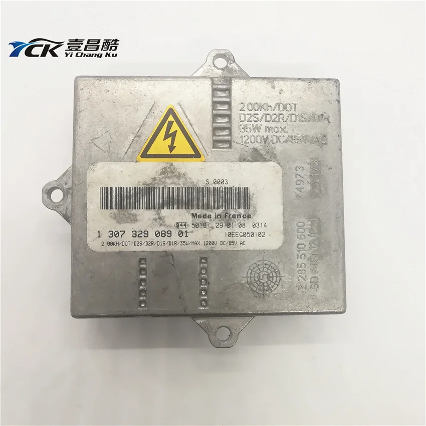 

YCK Оригинальные Подержанные 130732908901 фары HID Xenon D1S D1R D2S D2R балластный блок 1 307 329 089 01 10EEG050102 для Mercedes-Benz
