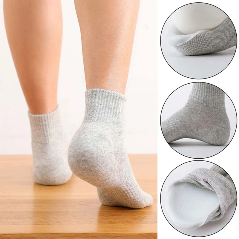 

Invisible Silicone Increase Socks Insoles Women Massage Soft Feet Cushion Inner Heightening Pad Heel Pads Socks Men