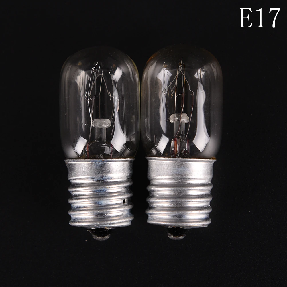 

Sale 1PC High Bright E17 15W Screw Base SMD LED Glass Shade Light Lamp Bulb Pure Warm White 220V For Sewing Machine Refrigerator