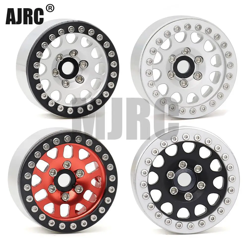 MJRC 4 шт. алюминиевый сплав 1 9 Beadlock диски для 1/10 RC Crawler Axial SCX10 II 90046 Traxxas TRX4 D90|Детали и