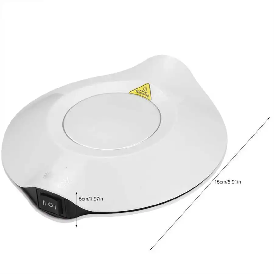 

Water Milk Mug Pad Office Home Constant Temperatures Beverage Cup Coaster USB Coffee Cup Warmer 2 In 1 Quick Heating Cooling Tea