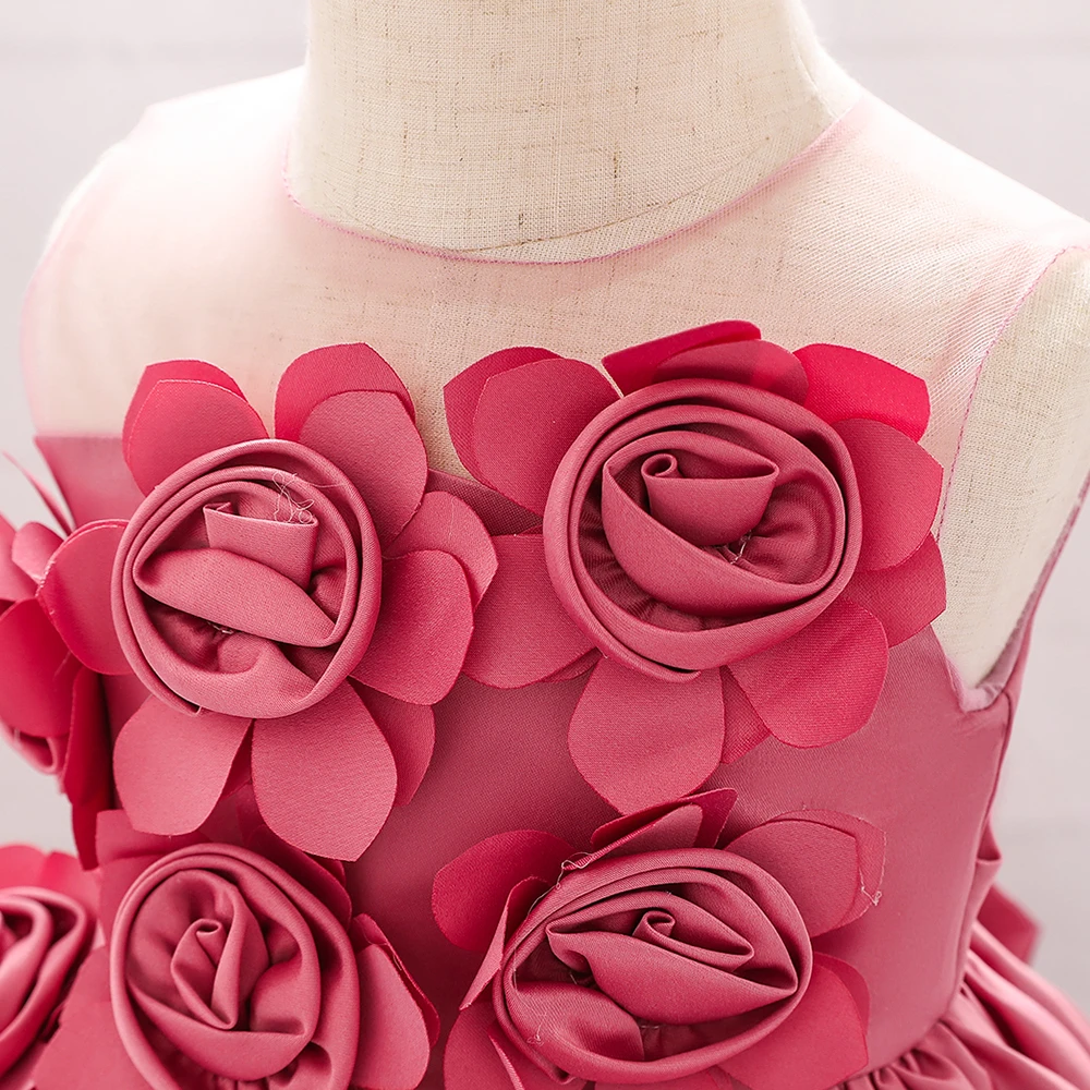 

Summer Toddler Christmas Baby Birthday Dress for 1 Year Flower Baptism Baby Girl Dresses Party Wedding Princess Dress Vestidos