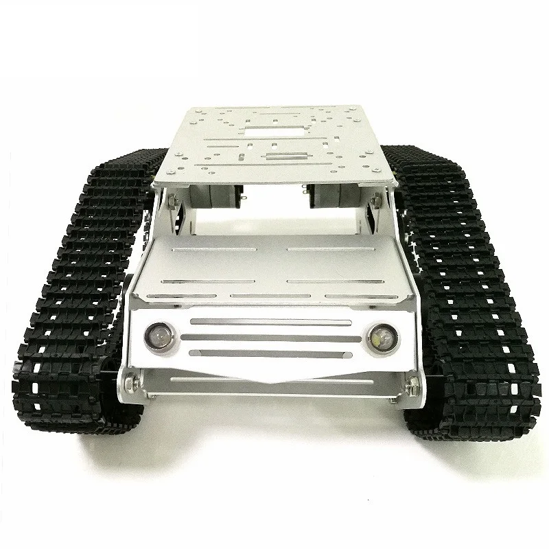 DOIT RC Robot Tank рама из сплава гусеничная Роботизированная интерфейс отверстия для