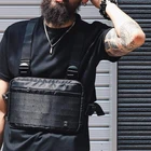 Жилет для мужчин и женщин, нейлоновый, военный, хип-хоп, нагрудный ремень